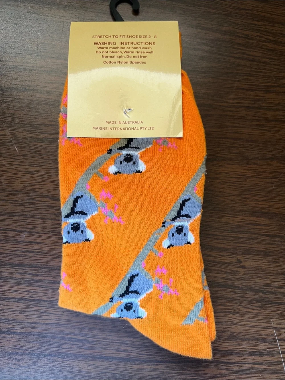 NWT - Australian Made Koala Socks -Size 4-10